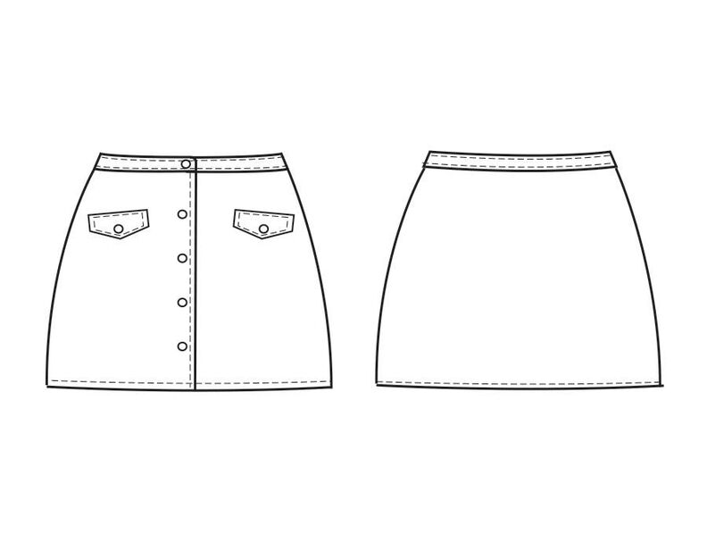 Jupe Romy Patron de Couture  image number 3