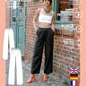 Patron pantalon avec élastique avec instructions, XS-XXXL thumbnail number 6