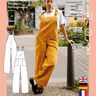 Salopette Patron femme XS-XXXL Combinaison Jumpsuit thumbnail number 8