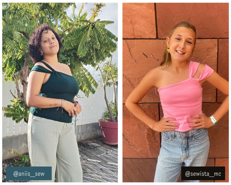  Top asymétrique sans manches à une épaule – EDDA image number 10