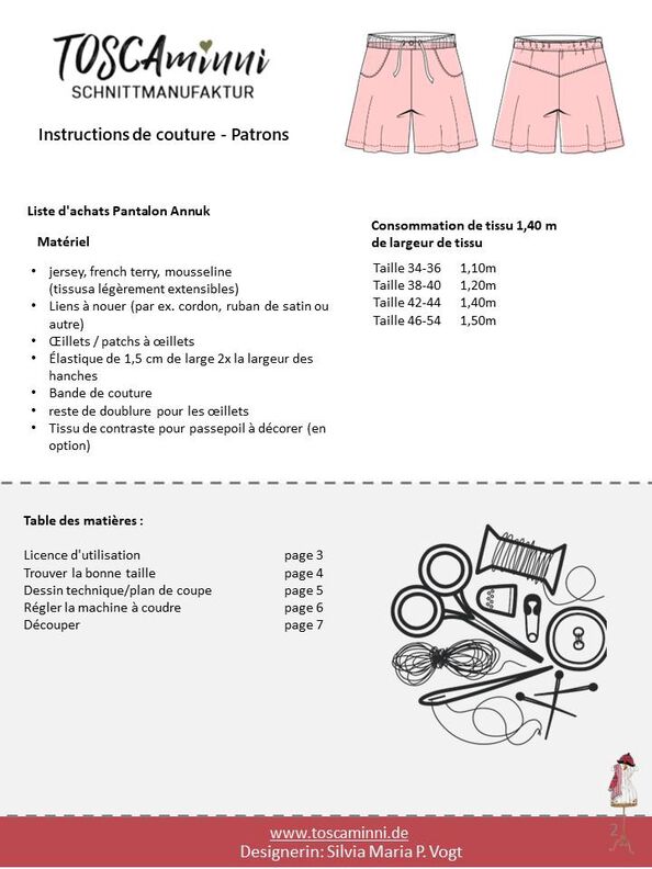 Pantalon Annuk taille 34-54 Patron image number 8