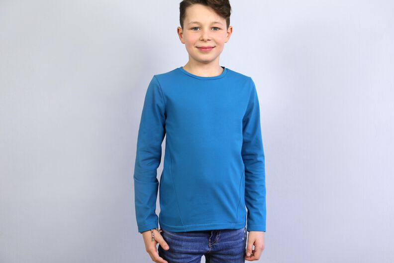 BELA - T-shirt avec couture latérale oblique 86-152 image number 2
