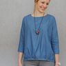 Madame NINA - Chemisier avec plis dans l’ourlet XS-XL thumbnail number 4