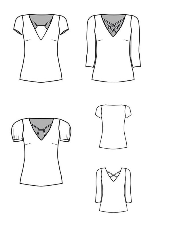 Shirt MIRAY 34-54 PDF A4, A0  image number 8