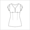Blouse Claudine 34-52 PDF A4, A0 tutoriel imagé thumbnail number 2