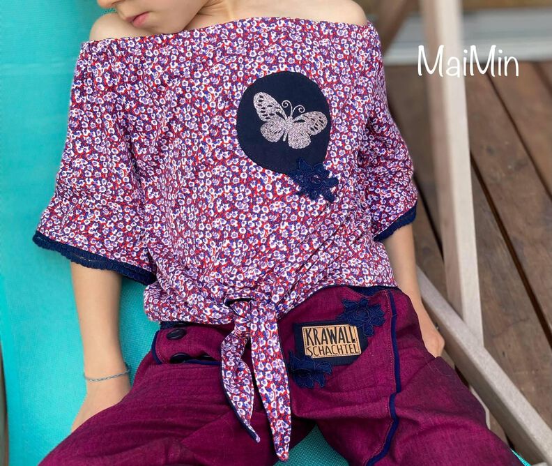 Ebook Blouse Carmen Marlee Kids tailles 110-146 image number 6