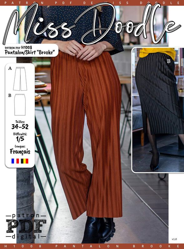 Pantalon/Jupe Brooke Patron de Couture  image number 2