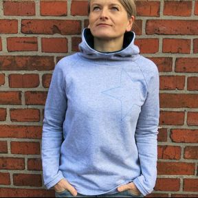 Madame TONI - Sweat à capuche XS-XL - couture