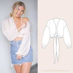 Blouse/ Shirt/ Chemisier Patron de Couture PDF - T34-44