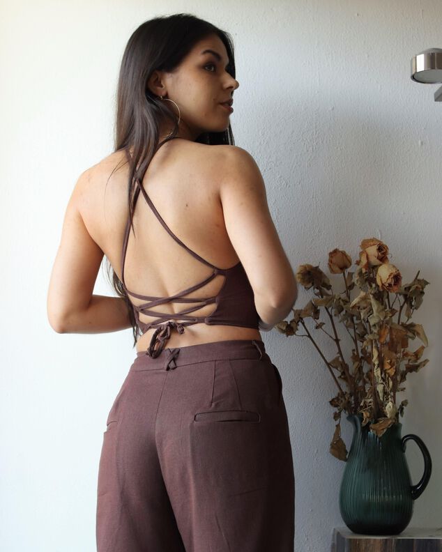 Patron Tonatiuh | Robe et haut avec laçage dans le dos image number 6