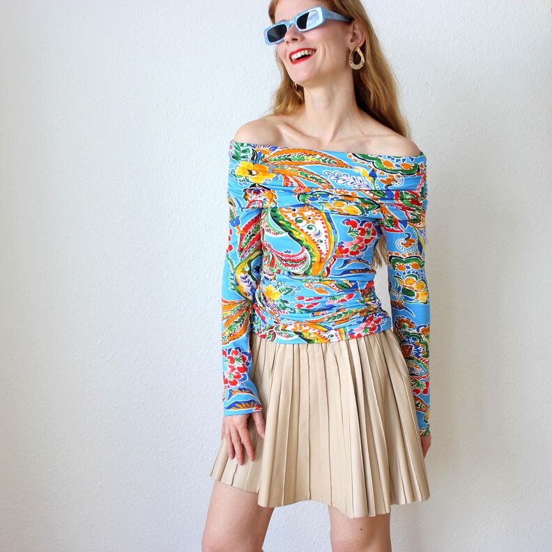 Top épaules nues / t-shirt col bateau – Patron PDF t. 34-62 image number 11