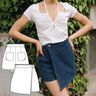 Patron skort avec instructions, XS-XXXL, Patron de couture thumbnail number 1