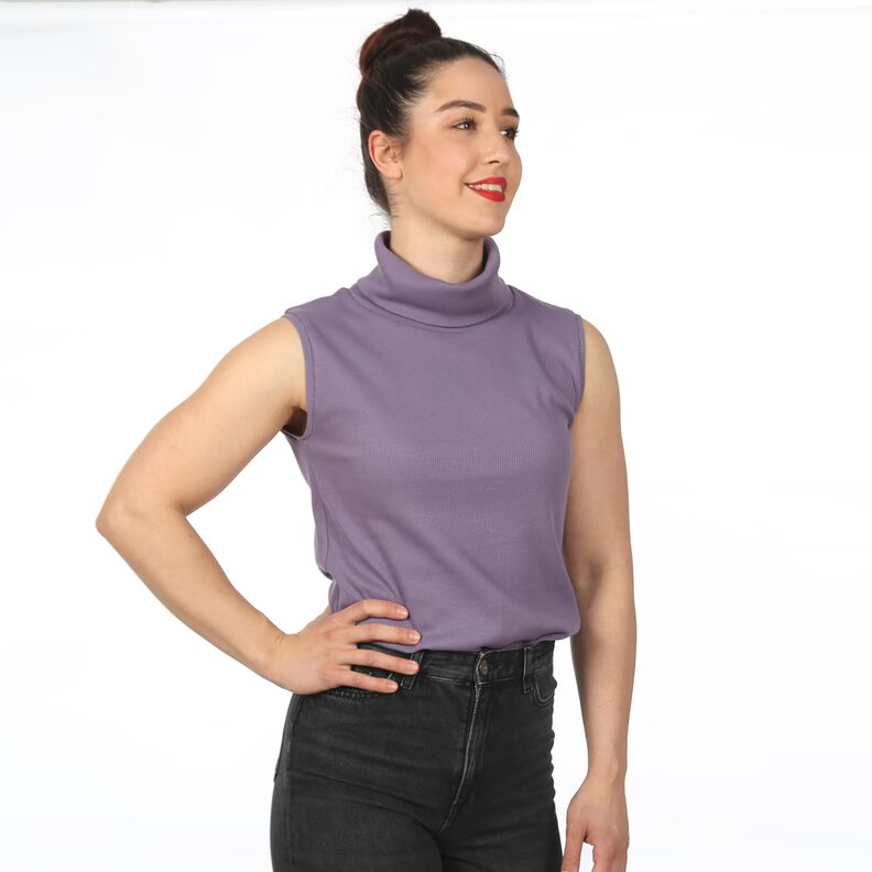 Madame JENNY - petit haut avec opition col roulé XS-XXL image number 5