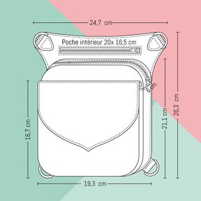 Sac de fête / festival  Toria -  Patron de couture 
