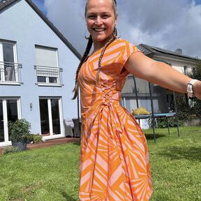 Robe d'été mini/ midi ou top avec laçage t. 34-62