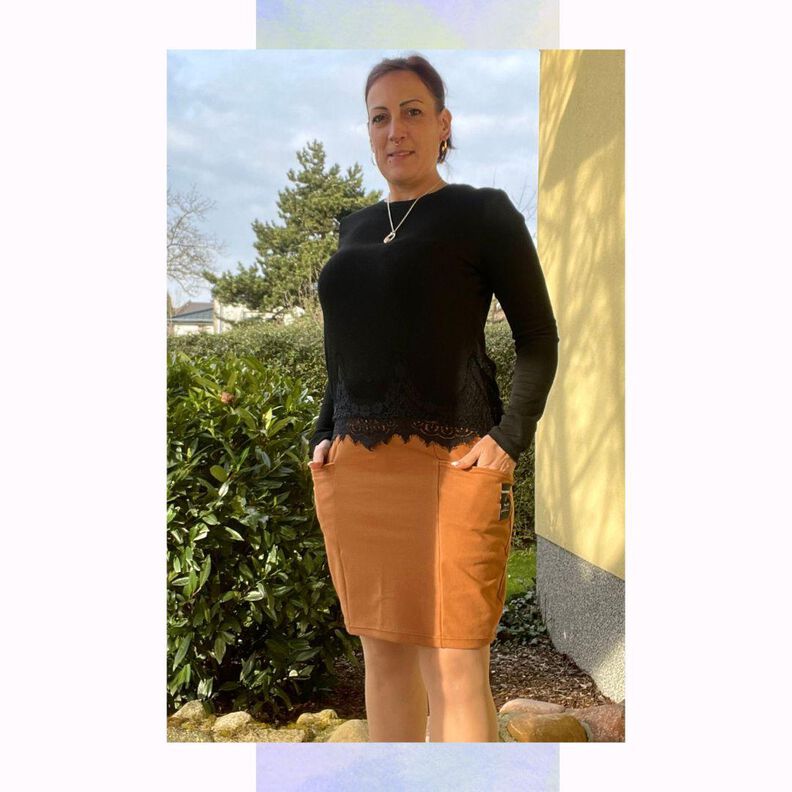 Giulia avec des poches: jupe pour femmes (32-54) image number 8