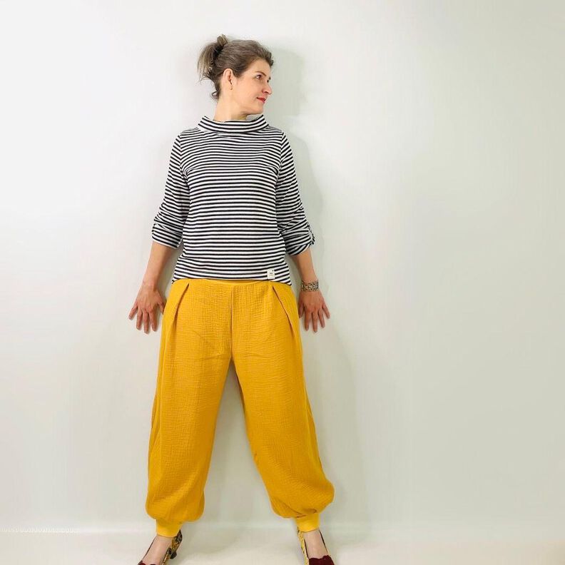 Patron Pantalon de harem PIPPA T. 34-54 | Pantalon bouffant image number 5