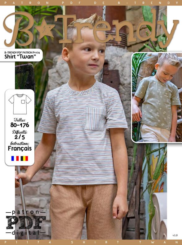 Shirt Twan Patron de Couture image number 2