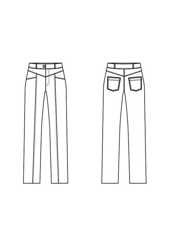 Pantalon PRIA 34-54 A4+A0+fichier projecteur image number 7