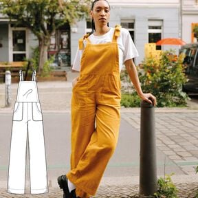 Salopette Patron femme XS-XXXL Combinaison Jumpsuit