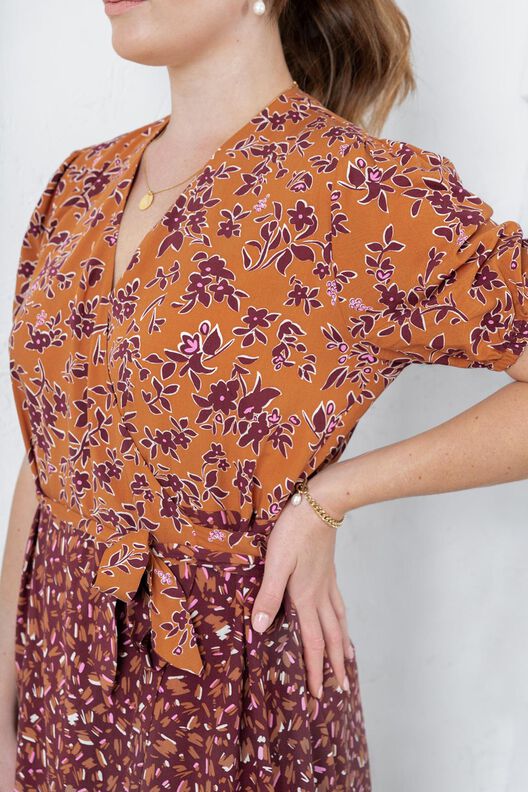 Robe portefeuille pour femme Tamar – Pommé image number 3