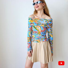 Top épaules nues / t-shirt col bateau – Patron PDF t. 34-62
