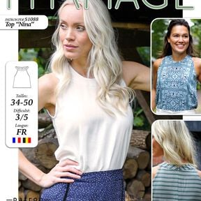 Top NINA Patron de Couture