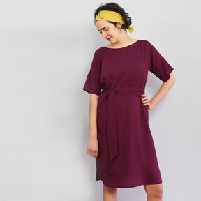 MADAME META - Robe décontractée à large ceinture XS-XXL