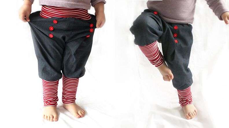 Pantalon Karl Knopf T.92-T.164 image number 2