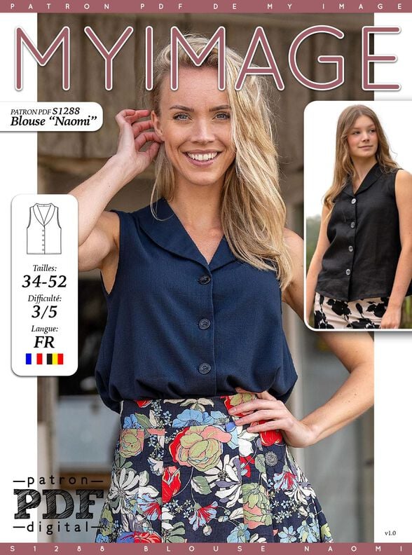 Blouse Naomi Patron de Couture image number 2