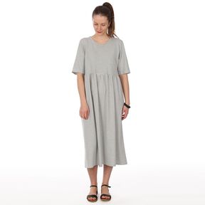 Madame CAROL - Robe T-shirt froncée à la taille  XS-XXL