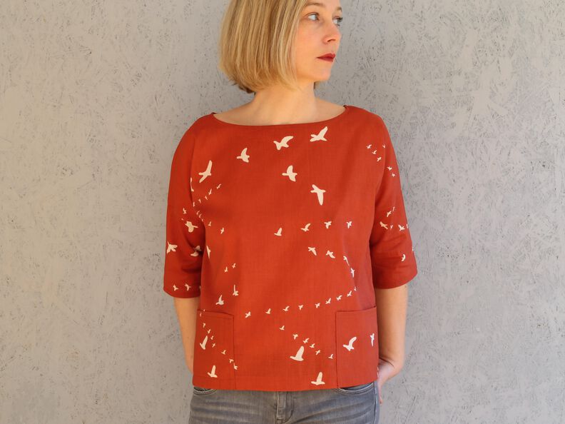 Madame AIKO - Blouse à manche 3/4  XXS-L image number 3
