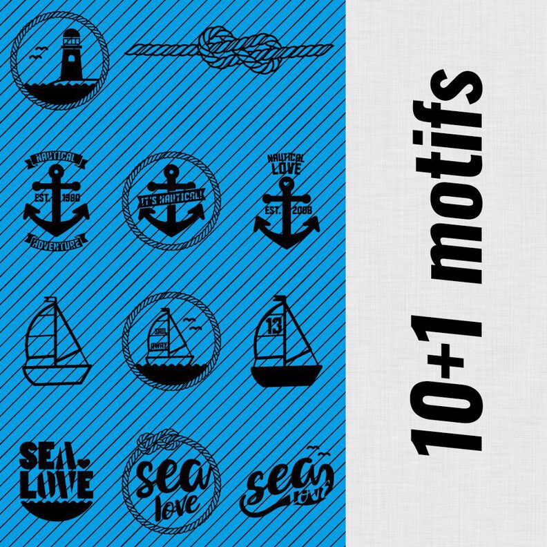 Fichiers pour plotter »It's Nautical!« (XXL) image number 1