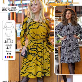 Robe Nyomi Patron de Couture