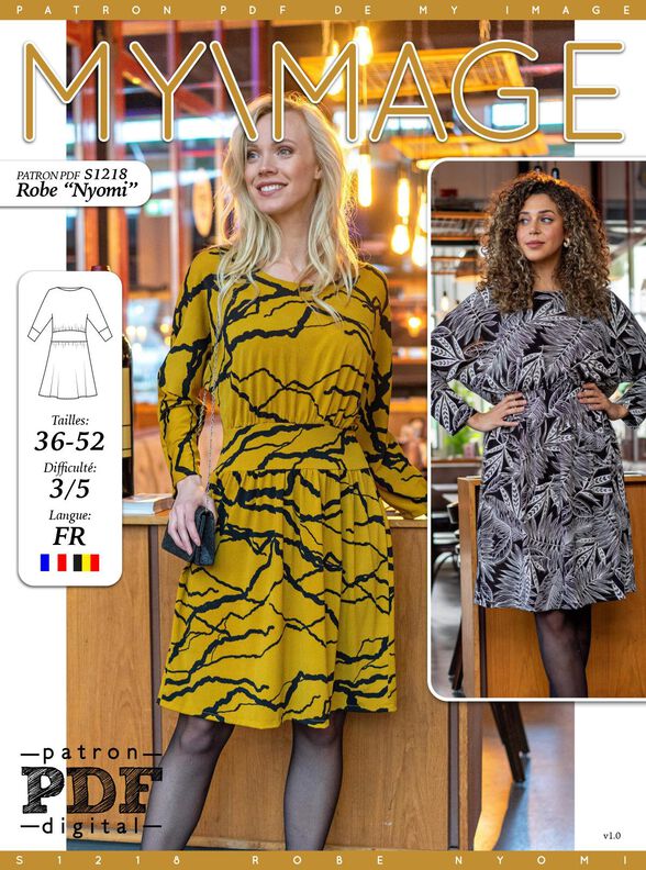 Robe Nyomi Patron de Couture image number 2