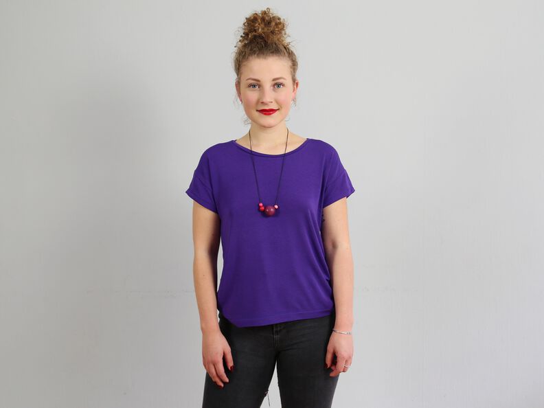 Madame TINA - Tee-shirt basique décontracté - XS-XXL image number 3