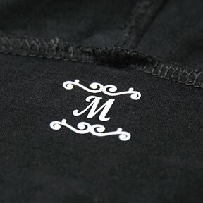 Etiquette de taille fleurie 1 adultes - Fichier traceur