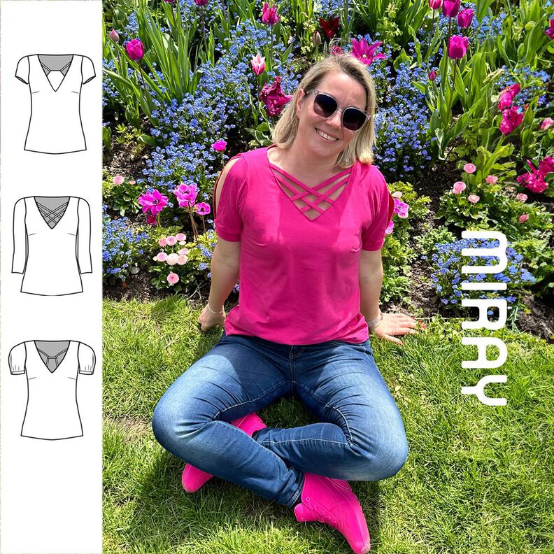 Shirt MIRAY 34-54 PDF A4, A0  image number 1