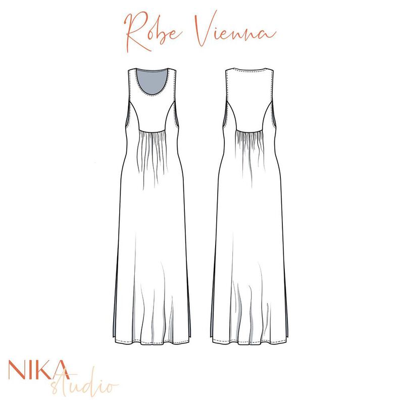 patron de couture PDF - Robe "Vienna" - XS/S & M/L image number 7