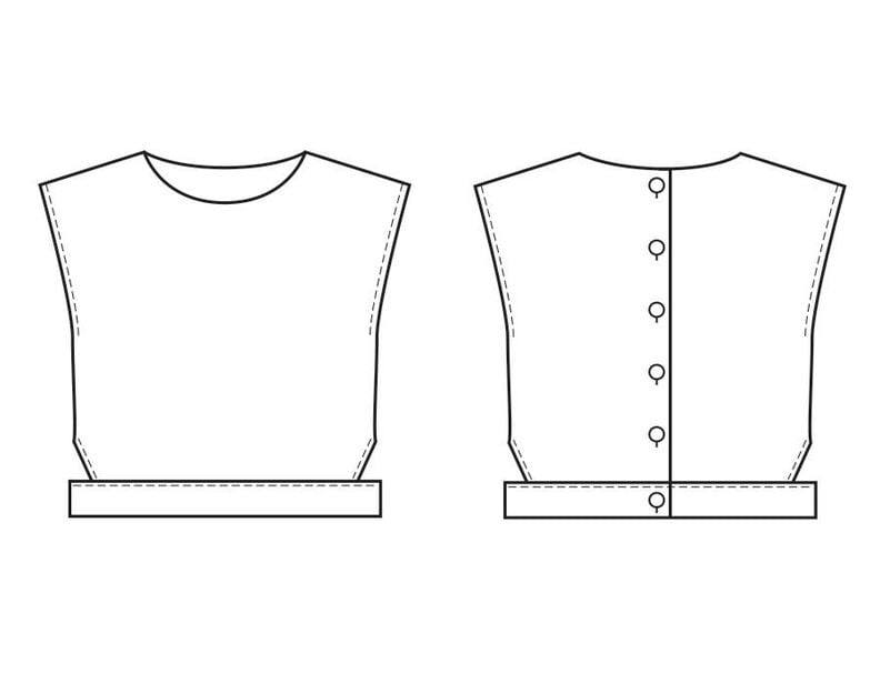 Top Britt Patron de Couture image number 3