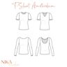 patron de couture PDF - T-Shirt "Amsterdam" - 32-50  thumbnail number 5