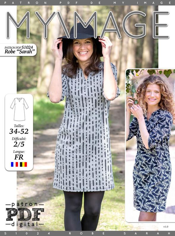 Robe SARAH Patron de Couture image number 1