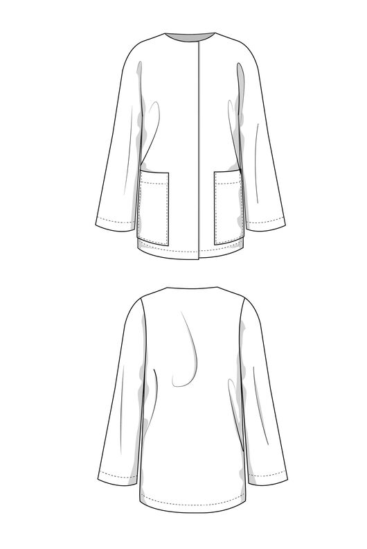 Patron Kimono , XS-XXXL, Patron de couture image number 6