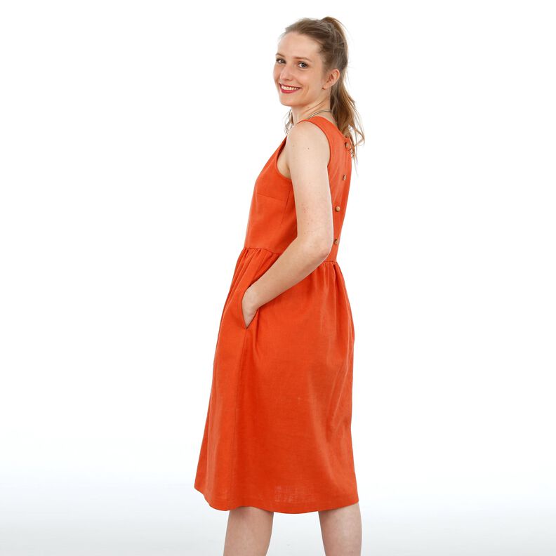Madame ADELE - robe avec partie boutonnée XS-XXL image number 7