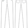 Pantalon petite GIANNA 34-50 A4+A0+fichier projecteur thumbnail number 2