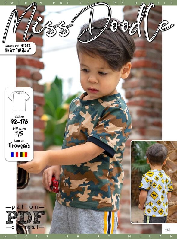 Shirt Milan Patron de Couture image number 2