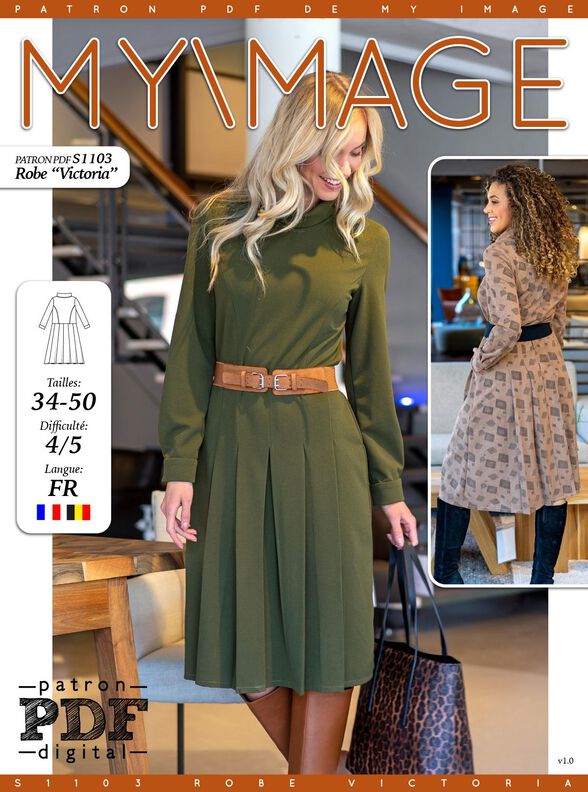 Robe VICTORIA Patron de Couture  image number 2