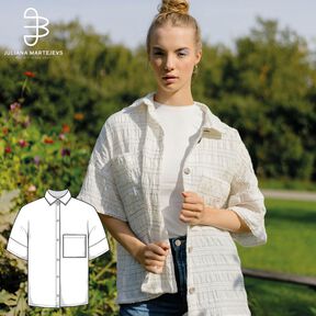 Chemise Patron XS-XXXL. Blouse courte Patron de couture
