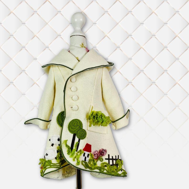 Patron manteau fille taille 80-140 image number 4