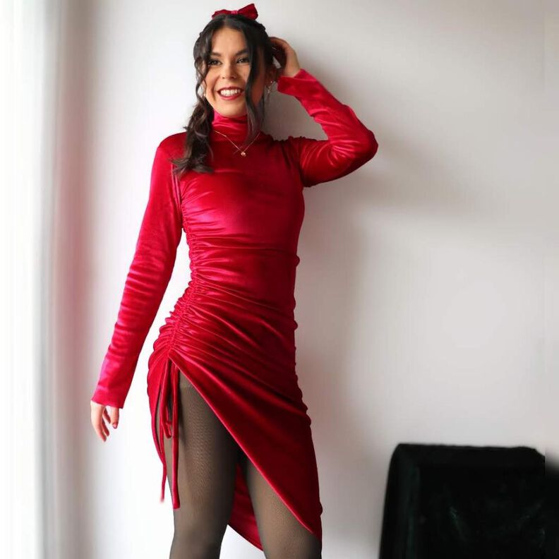 Coatl | Robe et haut asymétrique avec fronce image number 1